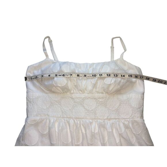 B. Smart white cotton fit and flare sundress - 12 - Picture 5 of 8